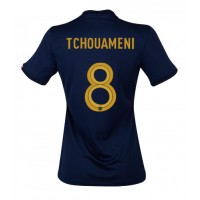Echipament fotbal Franţa Aurelien Tchouameni #8 Tricou Acasa Mondial 2022 pentru femei maneca scurta